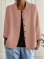Hanna Lightweight Button-Front Jacket