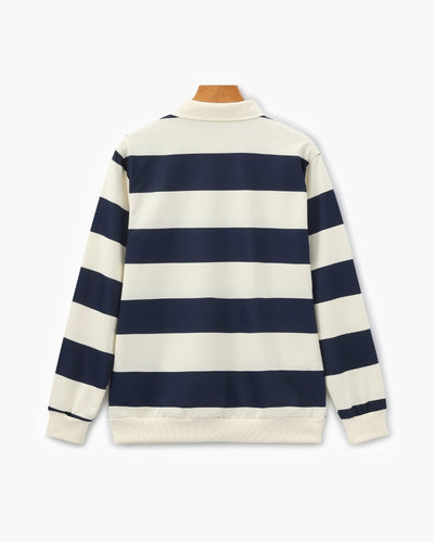 Vintage Stripe Rugby Polo