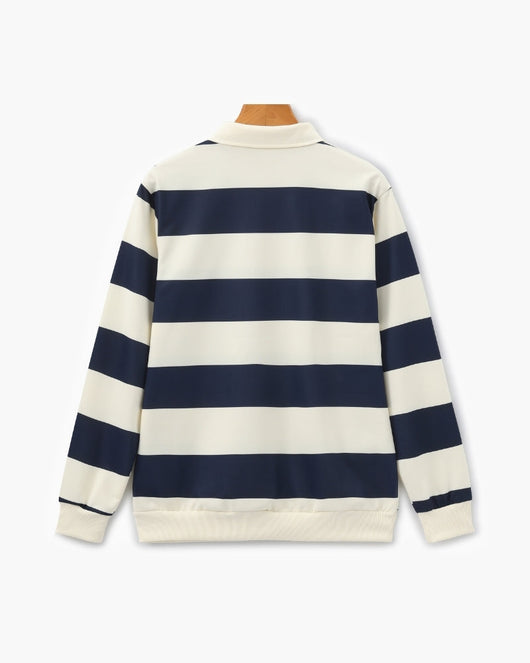 Vintage Stripe Rugby Polo