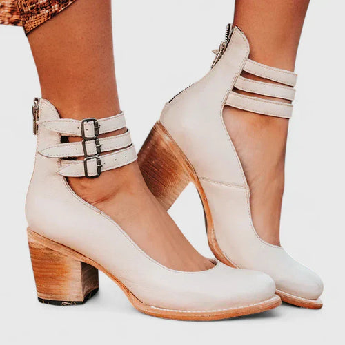 Janelis | Elegant Block Heel Pumps