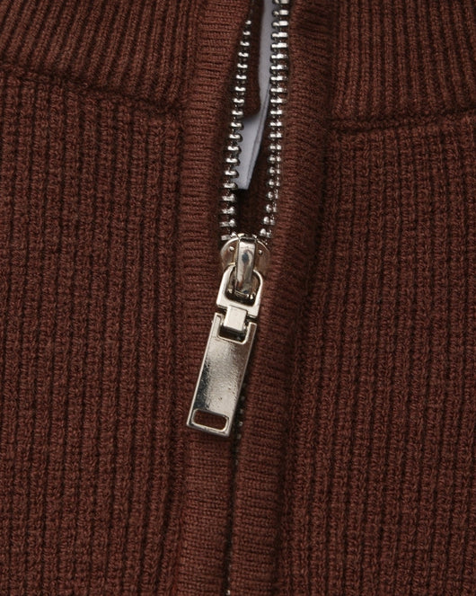 Refined Half-Zip Knit Pullover
