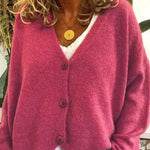 Birgit V-Neck Button Front Cardigan