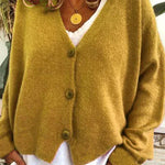 Birgit V-Neck Button Front Cardigan