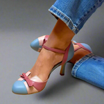 Doris Bow Strap Closed-Toe Pumps