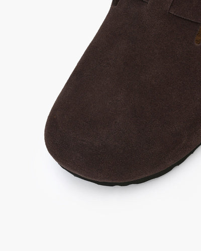 Old Money Suede Clogs