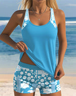 Felicia Floral Print Tankini Set