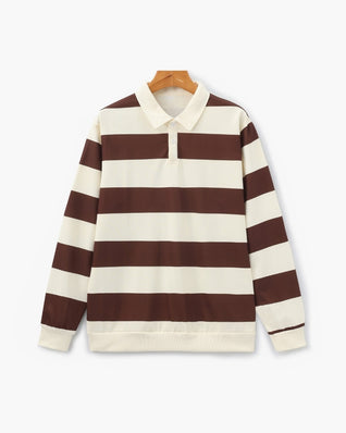 Vintage Stripe Rugby Polo