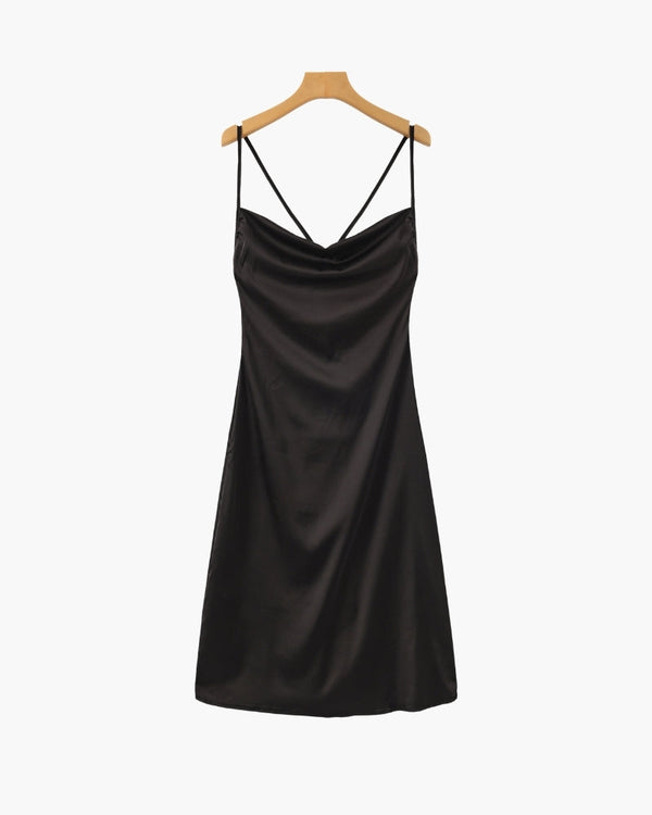 Old Money Silk Slip Dress