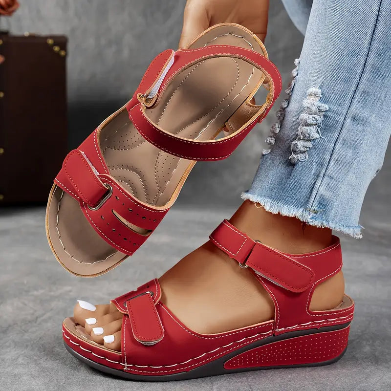 Laura Comfort Wedge Summer Sandals