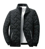 Theo Quilted Jacket with Stand Collar