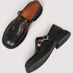 Daniela Buckle Strap Round Toe Shoes