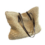 Laura Spacious Woven Beach Tote