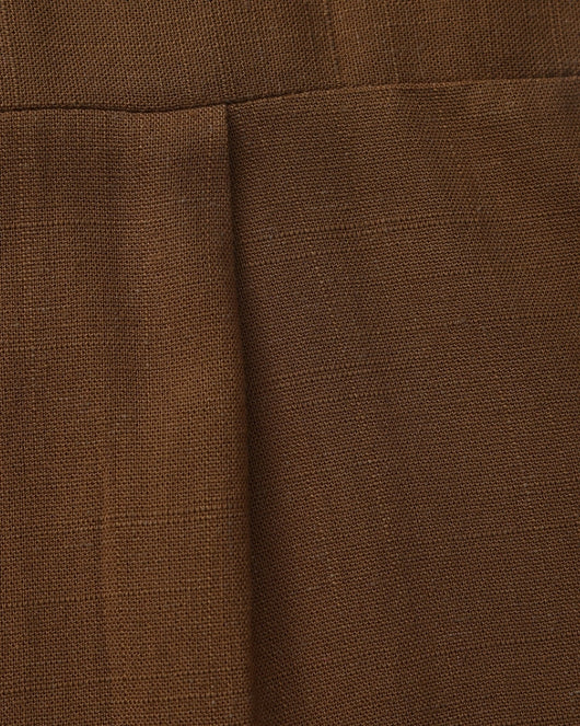 Men’s Mandarin Collar Shirt – Relaxed Fit Textured Cotton Shirt