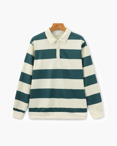 Vintage Stripe Rugby Polo