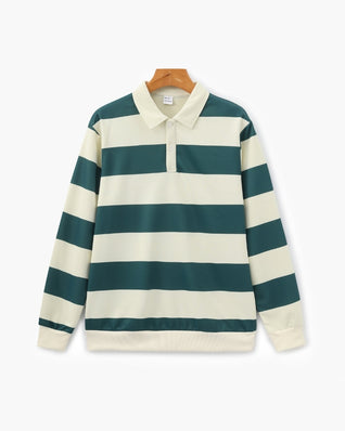 Vintage Stripe Rugby Polo