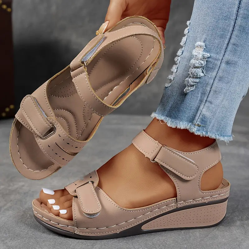 Laura Comfort Wedge Summer Sandals