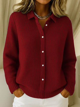 Lisa | Classic Knitted Button Cardigan