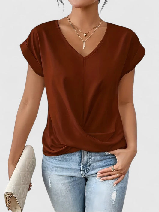 Mahrianne | V-Neck Casual Top