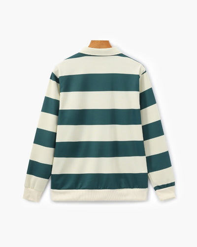 Vintage Stripe Rugby Polo