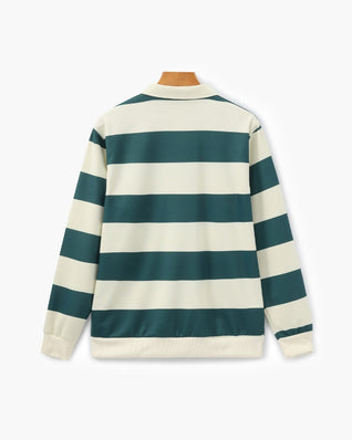 Vintage Stripe Rugby Polo