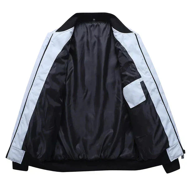 Theo Quilted Jacket with Stand Collar