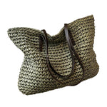 Laura Spacious Woven Beach Tote