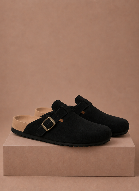 Men's Suede Slip-On Clogs – Comfortable Everyday Shoes | Areleon