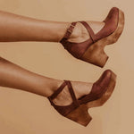 Julia Closed Toe Wedge Heels