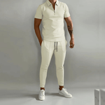Bruno Zip Polo Two-Piece Set