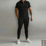 Bruno Zip Polo Two-Piece Set