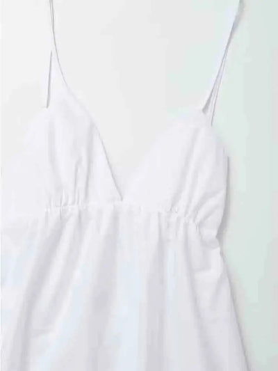 Lauren | Elegant White Midi Dress