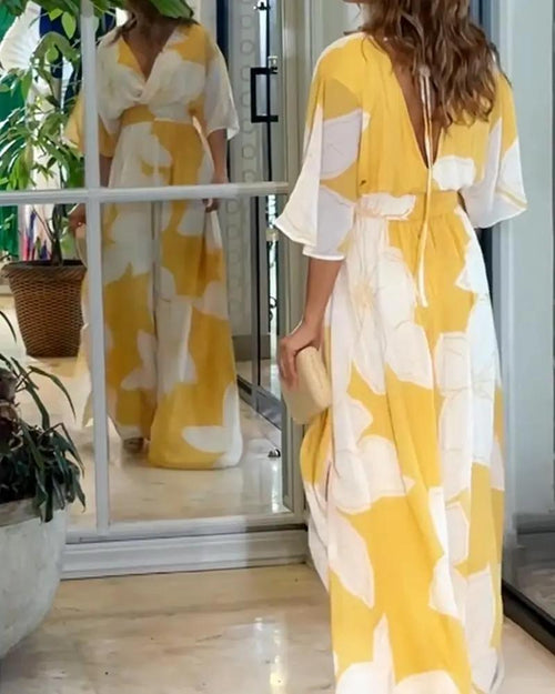 Demi | Lightweight Floral Maxi Dress