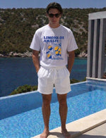 Riviera linen shorts