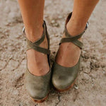 Julia Closed Toe Wedge Heels