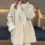 Helga Open-Front Knit Cardigan