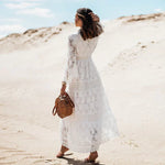 Katharina Bohemian Long-Sleeve Maxi Dress