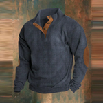 Thomas Ribbed Button-Collar Sweater
