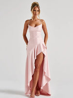 Helga Spaghetti Strap Wedding Guest Dress