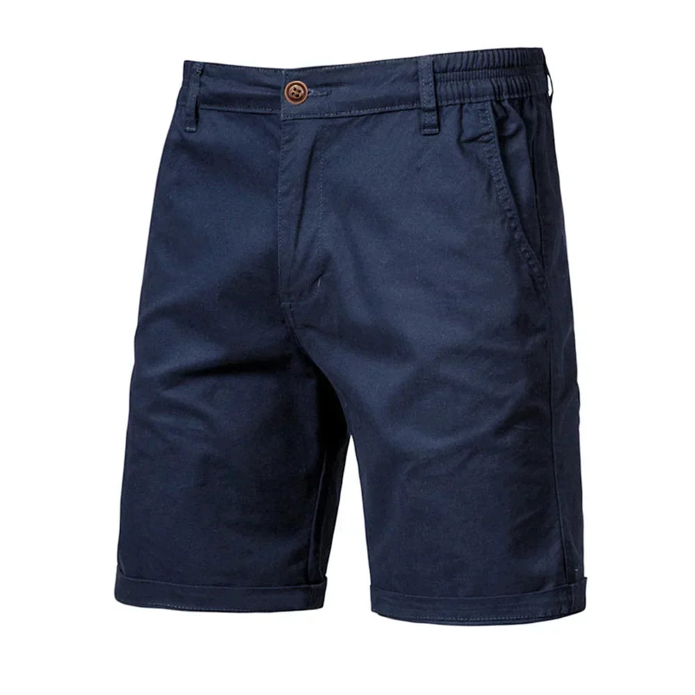 Emil Casual Button-Front Chino Shorts