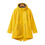 Claudia Casual Hooded Coat with Drawstring and Zip