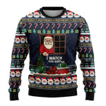 Benjamin Snowman Print Christmas Sweater