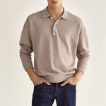 Peter Long Sleeve Casual Polo Shirt