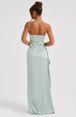 Petra One-Shoulder Slit Maxi Dress