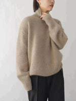 Doris High Neck Knit Sweater