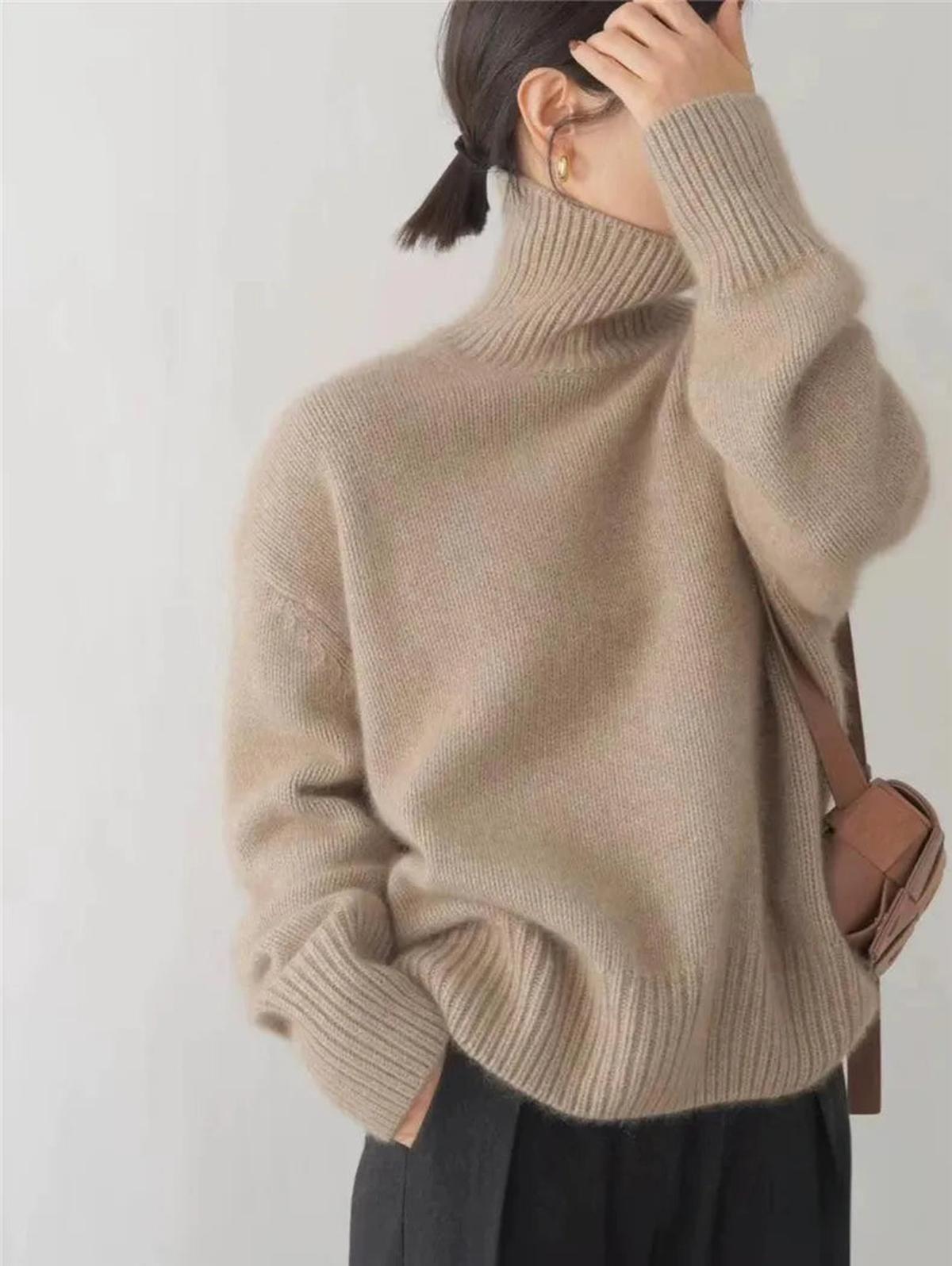 Doris High Neck Knit Sweater