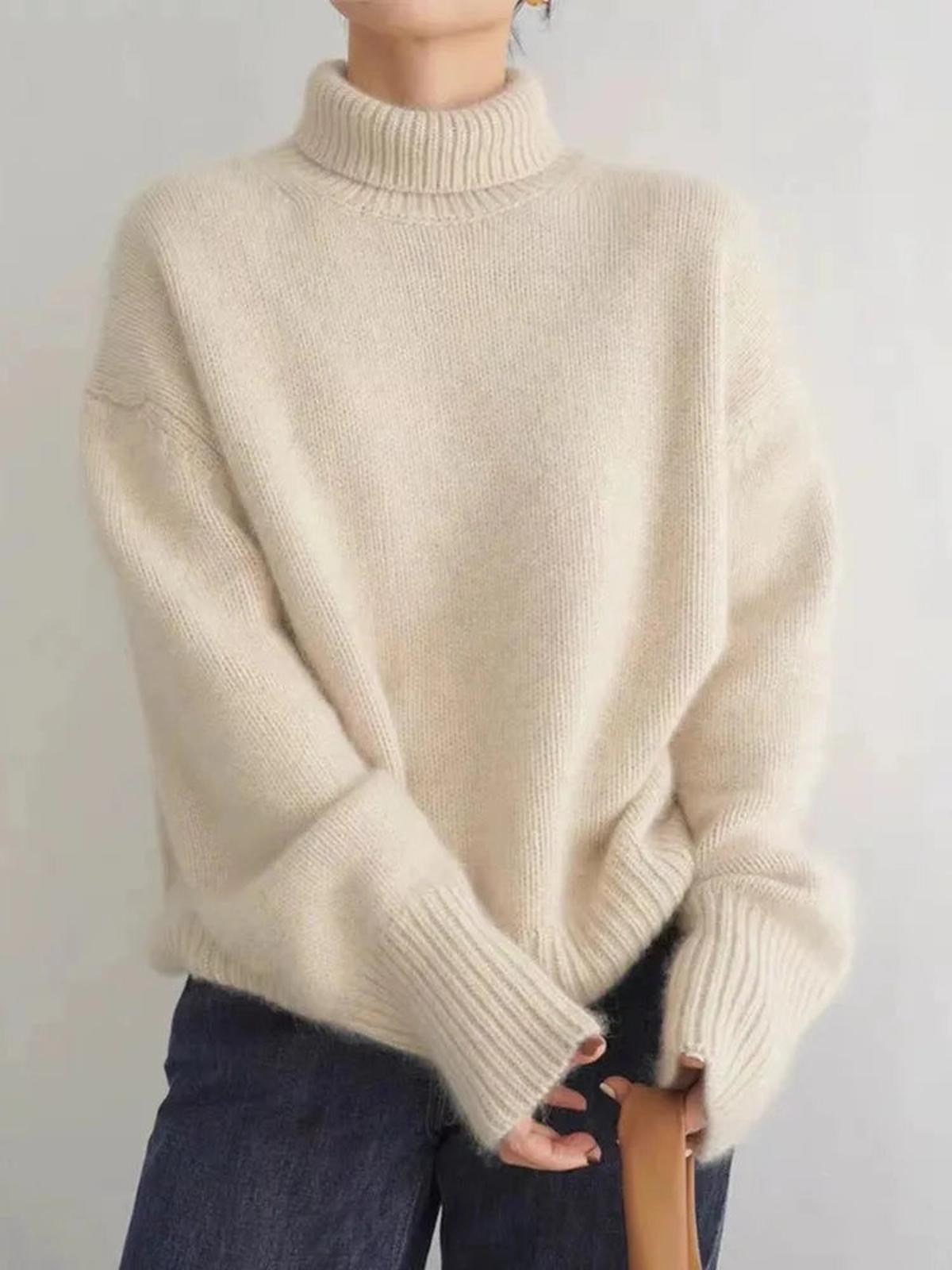 Doris High Neck Knit Sweater