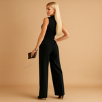 Doris Sleeveless Wrap Jumpsuit