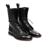Doris Pointed-Toe Block Heel Boots