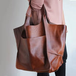 Charlotte Oversized Vegan Leather Tote Bag