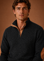 Men's Mock Neck Pullover Layering Sweater | Areleon